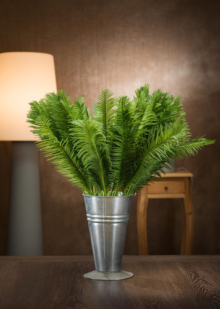 Foglia artificiale di Cycas o Palma nana